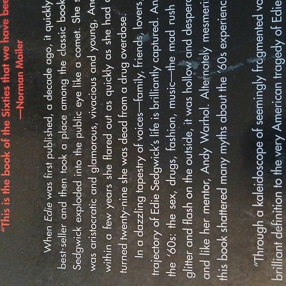 Edie: American Girl Paperback –1982 English edition  by Jean Stein/ George P - Picture 11 of 11